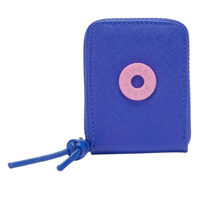 Cartera Bubba Crazy Blue Compacta PU Vegano Mujer