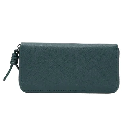 Cartera Bubba Crazy Verde Compacta PU Vegano Mujer