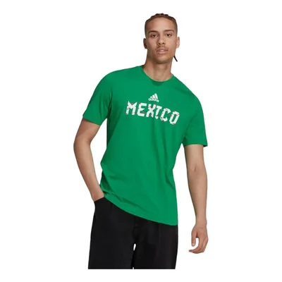 Playera adidas hombre mexico copa mundial fifa 2022 verde