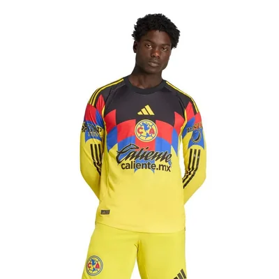 Jersey adidas hombre club america amarillo local manga larga jugador 25/26