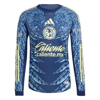 Jersey adidas hombre club america azul manga larga jugador visitante 25/26