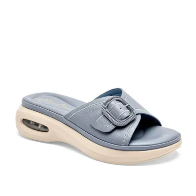 Been Class sandalia plataforma para mujer azul cod 140269-E
