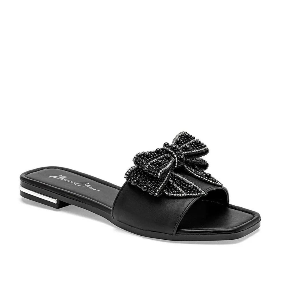 Been Class sandalia cuña para mujer negro cod 140249-E