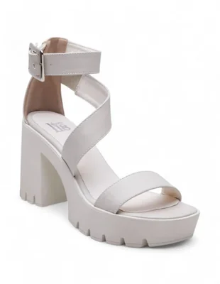 Tacones Sandalias Altos Tacón Ancho