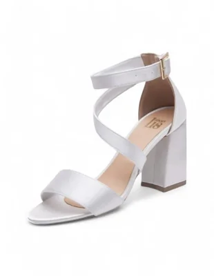 Tacones Satinados Formales Mujer