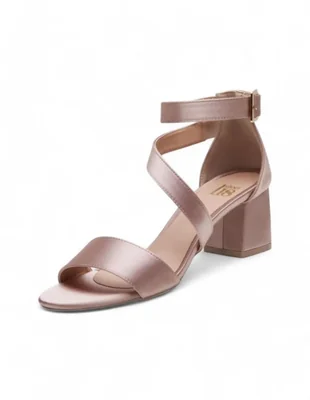 Tacones Satinados Formales Mujer