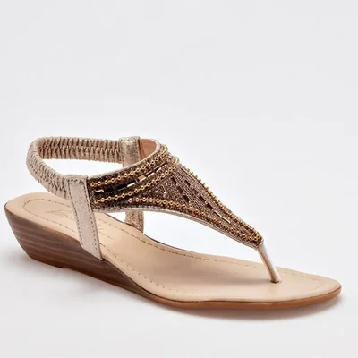 Been Class Sandalia para mujer dorado Cod.133312