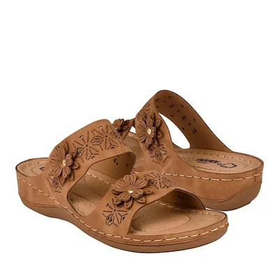 SANDALIAS DAMA NOMADAS 1829 SIMIPIEL CAFÉ