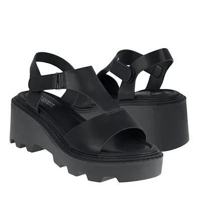 SANDALIAS DAMA FUROR 24075 SIMIPIEL NEGRO
