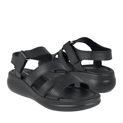 SANDALIAS DAMA GREEN LOVE 95091 PIEL NEGRO