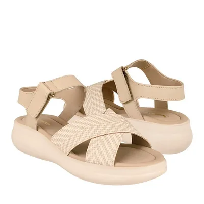 SANDALIAS DAMA GREEN LOVE 95090 SIMIPIEL BEIGE