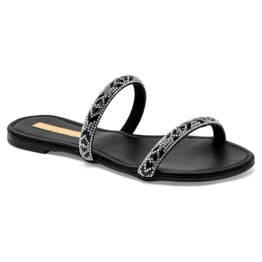 Celex Sandalia para mujer negro plata, código 124899-E