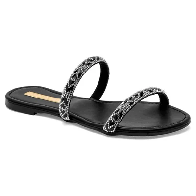 Celex Sandalia para mujer negro plata, código 124899-E