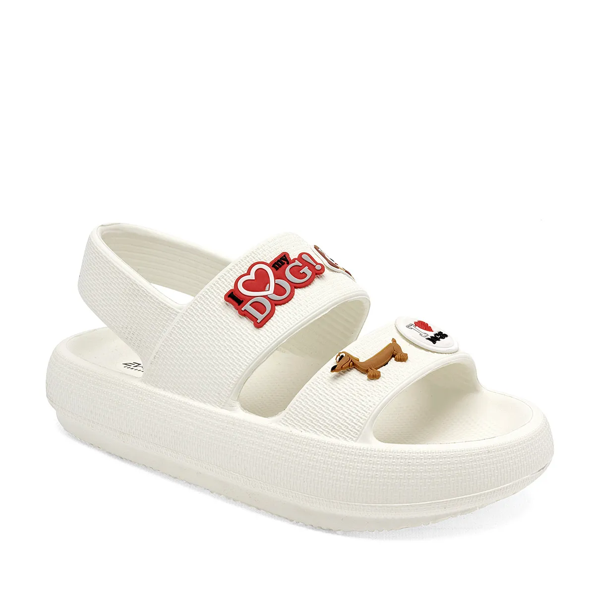 Evalight Sandalia para mujer blanco, Cod.126060CE
