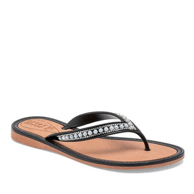 H3 Sandalias Sandalia para mujer negro plata, Cod.125229CE