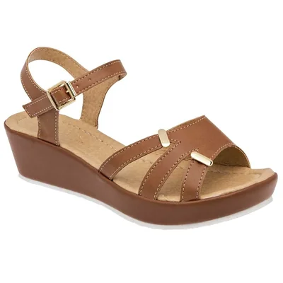 Diexca Sandalia para mujer camel, código 75865-1