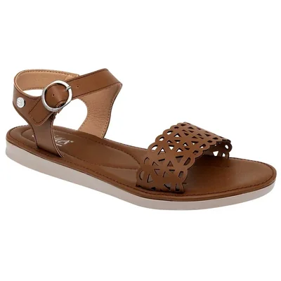 Etnia Sandalia para mujer camel, código 108547-1
