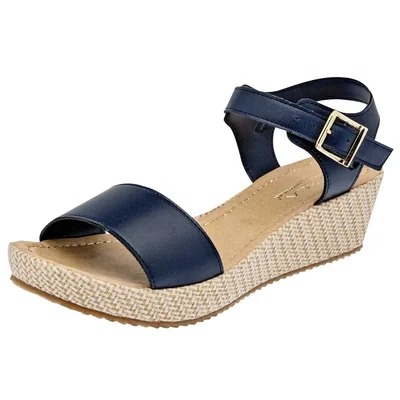 Diexca Sandalia para mujer marino, código 98495-1