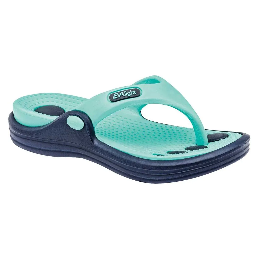Evalight Sandalia para mujer verde marino, código 95656-1