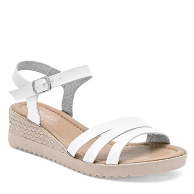 Pravia Sandalia para mujer blanco, código 126483-E