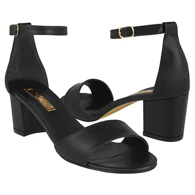 SANDALIAS DAMA STYLO 3008 SIMIPIEL NEGRO