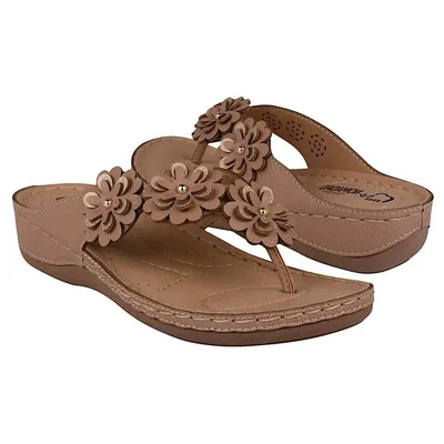SANDALIAS DAMA NOMADAS 1771 SIMIPIEL BEIGE