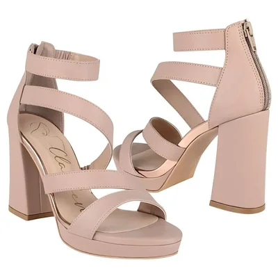 SANDALIAS DAMA CLASBEN MONICA SIMIPIEL BEIGE