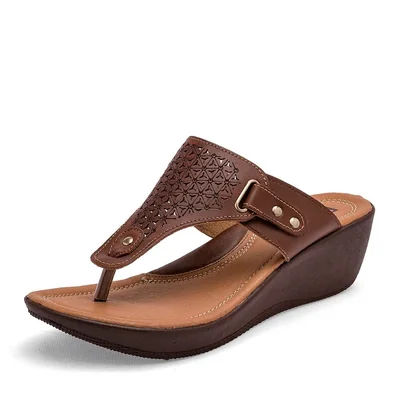 Dva Sandalia para mujer café, código 121566-E
