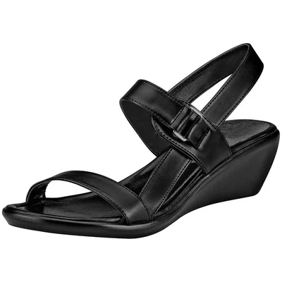 Pravia Sandalia para mujer negro, código 21306-1