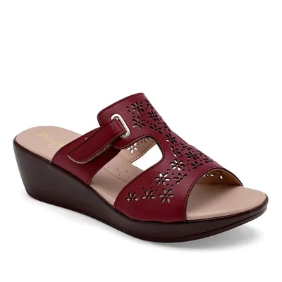 Paulie Sandalia para mujer vino, código 72922-1