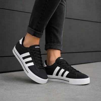 Tenis adidas mujer dama daily 4.0 core negro casual