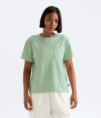 Camisa TNF Red Box Manga Corta