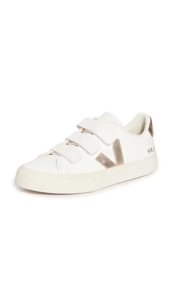 Tenis Veja Recife Logo de piel Blanco talla 23