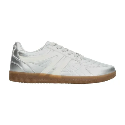 Tenis mujer efe plateado casual