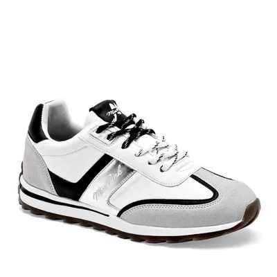 Miss Pink tenis para mujer blanco negro plata cod 140621-E