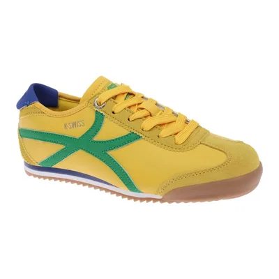 Tenis Dama K-swiss Gashiko Mundial V Amarillo-Verde-Azul
