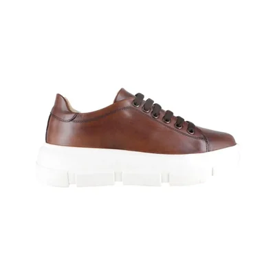 Tenis Casual Dama Carlo Ronaldi 05 Becerro Cognac TR