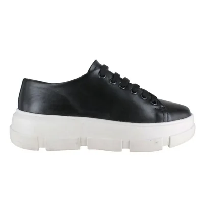 Tenis Casual Dama Carlo Ronaldi 06 Mestizo Liso Negro TR