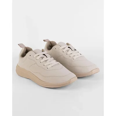 Tenis mujer casual crema stfashion 05104