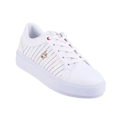 Tenis mujer casual blanco polo club 1450