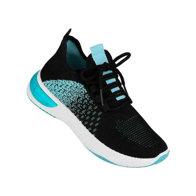 Tenis mujer deportivo negro via urbana 0
