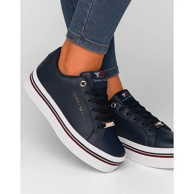Tenis mujer casual azul tommy hill 11704