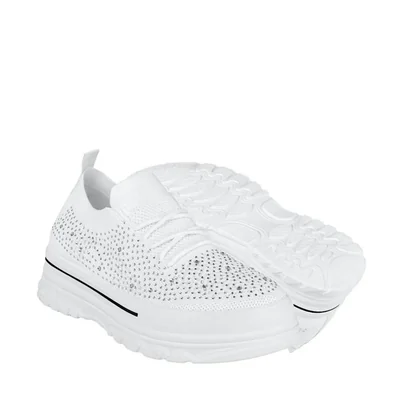TENIS CASUALES DAMA FUROR 25013 TEXTIL BLANCO