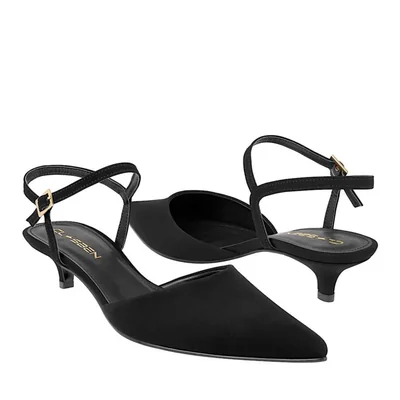 TACONES CLASBEN MUJER ARIA SUEDE NEGRO
