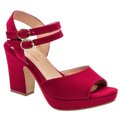 D'Cristian Zapatilla para mujer rojo, código 90409-1