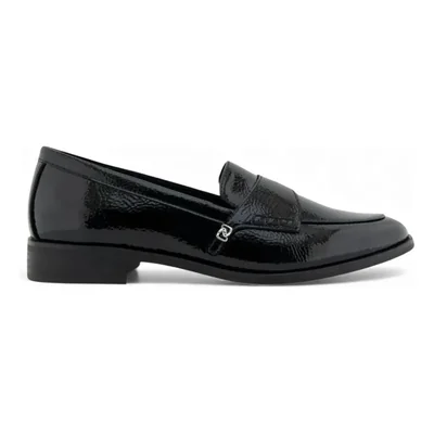 Mocasines aerosoles mujer dama eira negro zapatos elegante