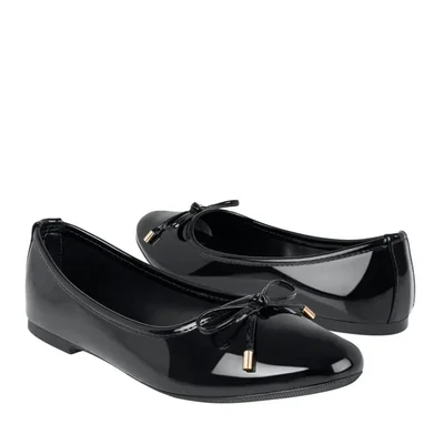 ZAPATOS CASUALES SIENA MUJER 493 CHAROL NEGRO