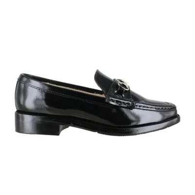Zapato Vestir Dama Carlo Ronaldi 1209 Camaleón Negro Cuero Injerto