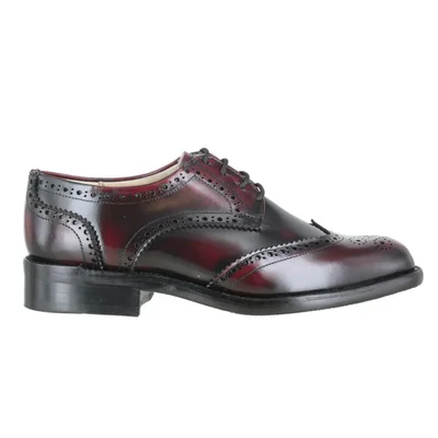 Zapato Vestir Dama Carlo Ronaldi 1028 Camaleón Vino Cuero Injerto