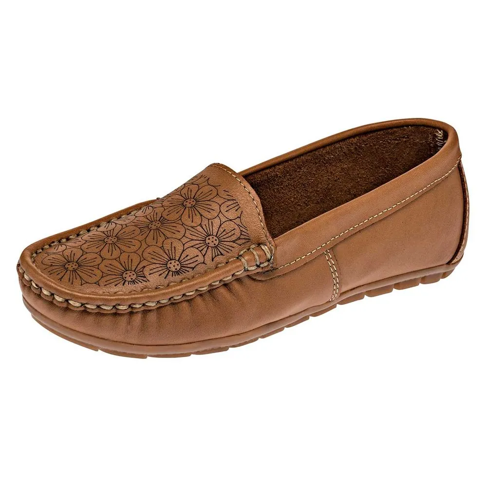 Celex Zapato de horma cómoda para mujer camel, código 94238-1